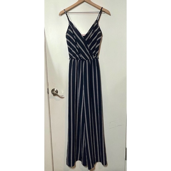 Striped Maxi Jumpsuit - Picture 4 of 6